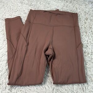 Lululemon In Movement Tight 25" *Everlux Spanish Oak